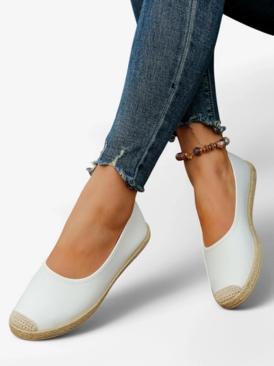 Royalfashion Dámské espadrilky z ekologické semišové kůže Aroles