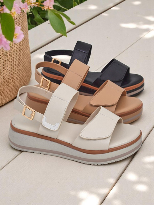 Royalfashion Жіночі сандалі на товстішій підошві Tulipp