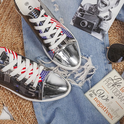 Černé tenisky Gladys - obuv