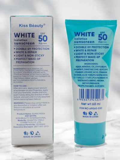 Kiss Beauty Sunscreen Cream 50 SPF 60ml
