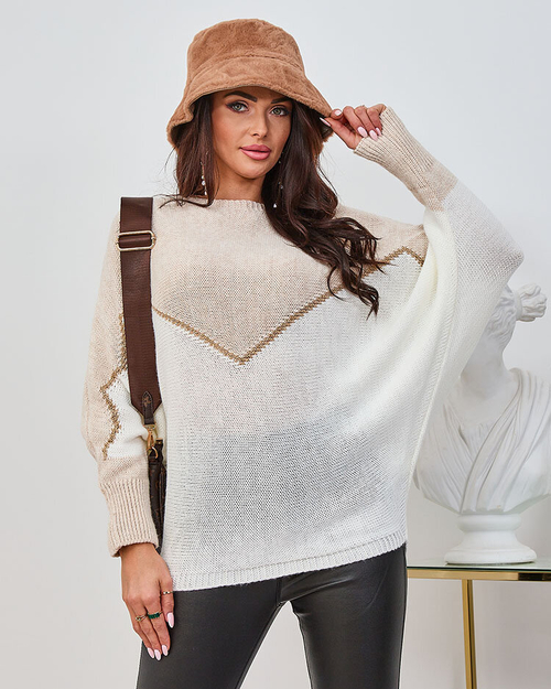 Светр жіночий Royalfashion бежево-кремовий