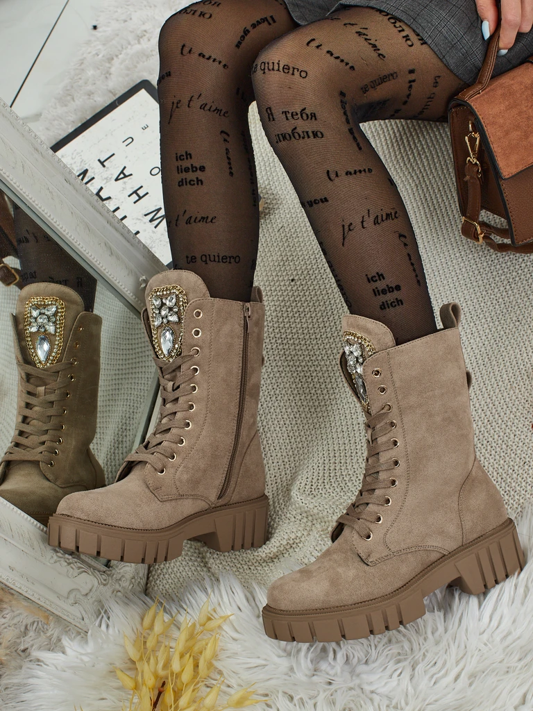 Royalfashion Dámské vysoké workery Suboo