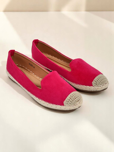 Royalfashion Dámské espadrilky z eko semiše Bombei