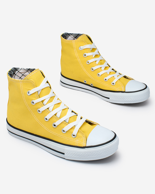 Жіночі високі кеди Royalfashion жовтого кольору Urban Flex