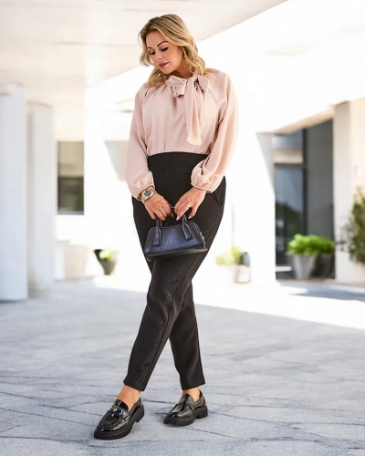 Жіночі трикотажні штани Royalfashion PLUS SIZE