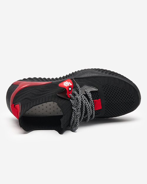 Чорно-червоні чоловічі кросівки Emaik