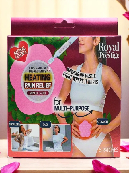 Přírodní hřejivé náplasti proti bolesti – 5 kusů