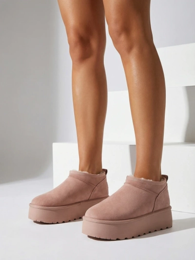 Royalfashion Dámské krátké boty a'la snow boots Ozozi