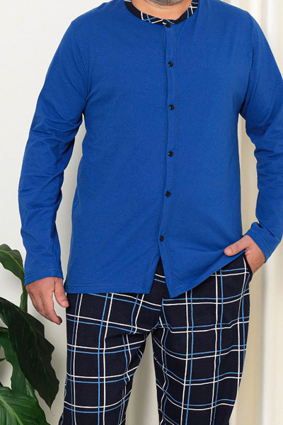 Royalfashion Pánské tmavě šedé pyžamo