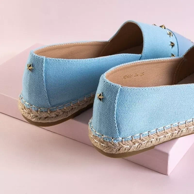 Modré dámské espadrilky s hvězdami Fraus - obuv