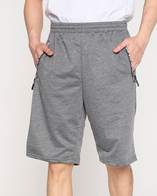 Сірі чоловічі спортивні шорти