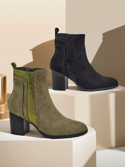 Жіночі чоботи на каблуці Venotto від Royalfashion