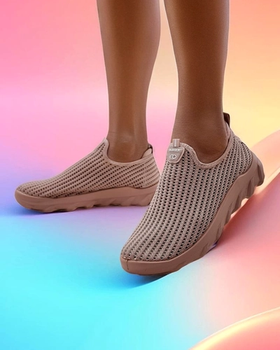 Royalfashion Dámské nazouvací látkové tenisky Erra