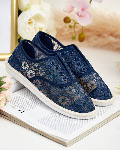 Royalfashion Dámské ažurové tenisky Nurram