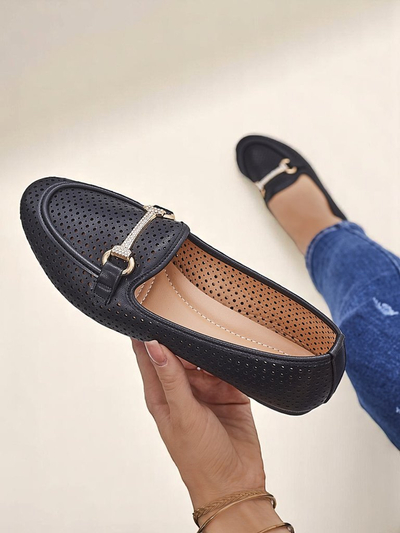 Royalfashion Rafalle ажурні жіночі лофери