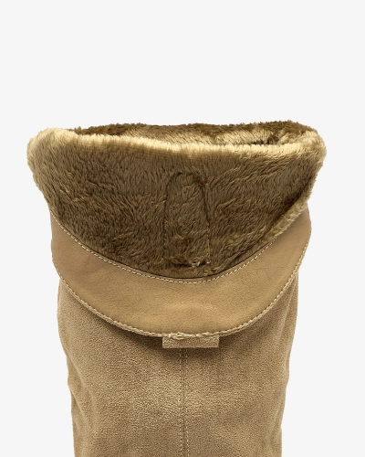 Жіночі утеплені черевики Royalfashion з верблюжої шкіри Comfy Elegance