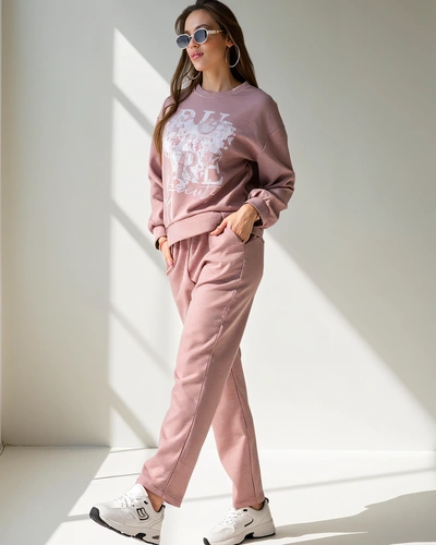 Royalfashion Dámská viskózová souprava s potiskem