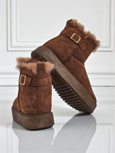 Royalfashion Короткі жіночі черевики a'la снігоходи Winter Crest