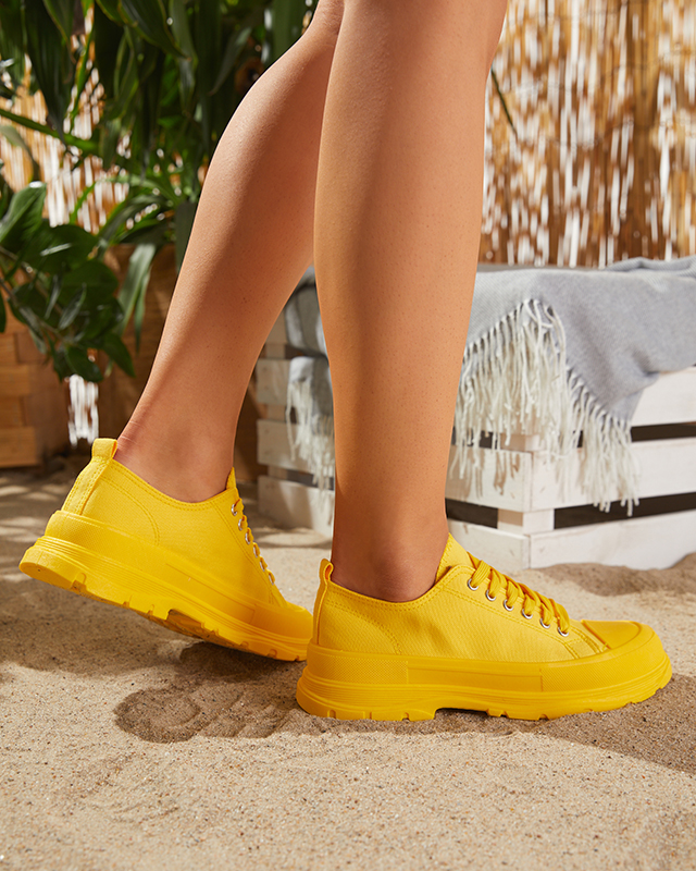 Žluté dámské sportovní tenisky Ctogi- Footwear