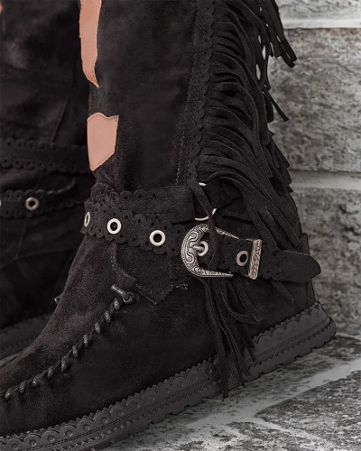 Royalfashion Dámské kozačky se skrytou kotvou Indio