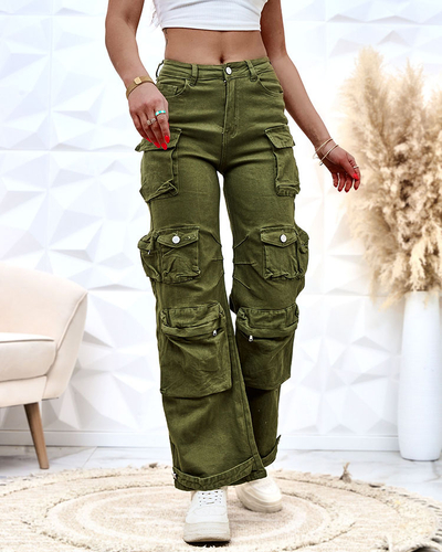 Жіночі широкі бойові штани Royalfashion