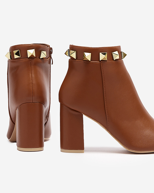 Жіночі черевики, декоровані шипами з верблюжої шкіри Sertika - Взуття