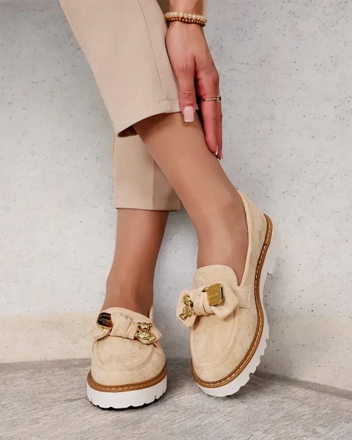 Royalfashion Жіночі мокасини з бантом Ezizer