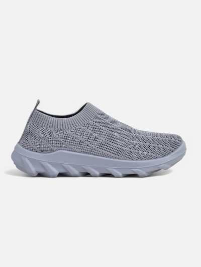 Dámské tenisky holubí šedé Silvana - pohodlné boty slip-on do města