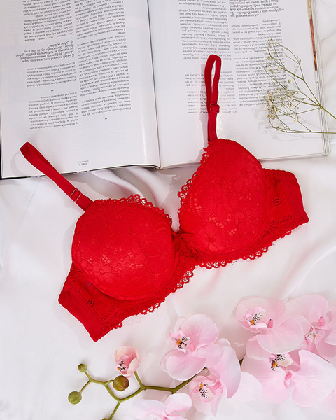 Royalfashion Dámská podprsenka zdobená krajkou