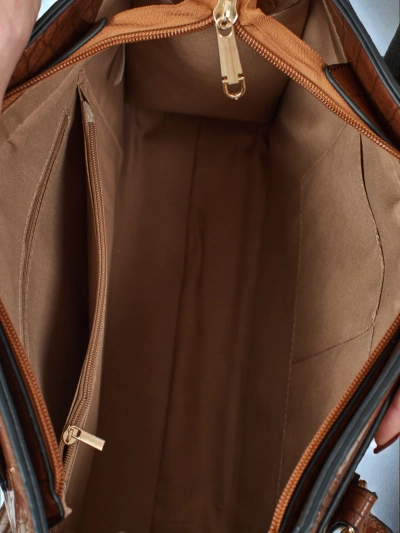 Dámská shopper kabelka z eko kůže s ražbou Seraphyne