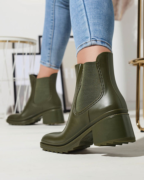 Темно-зелені жіночі черевики Caldala- Footwear