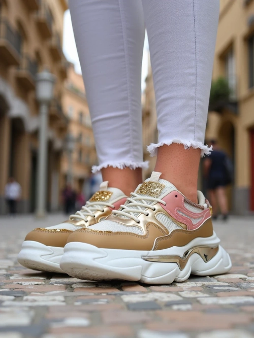 Кросівки Royalfashion для жінок на товстій підошві Lesalli