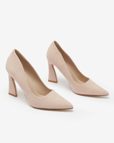 Royalfashion Béžové dámské lodičky z ekokůže Noris Boutique