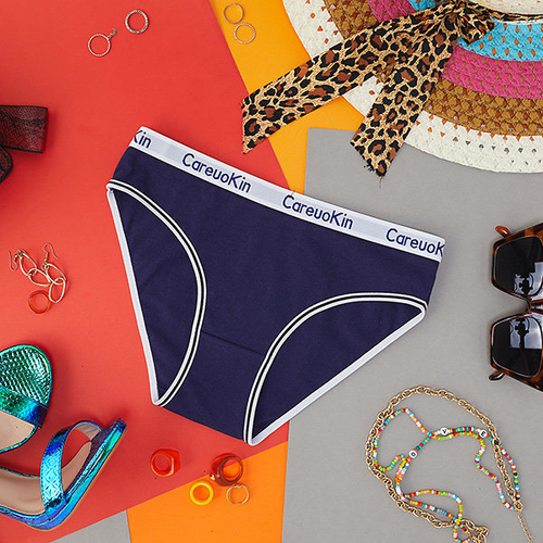 Трусики жіночі бавовняні темно-сині - Нижня білизна