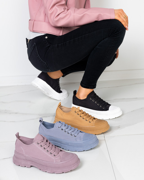 Чорні жіночі кеди Duami