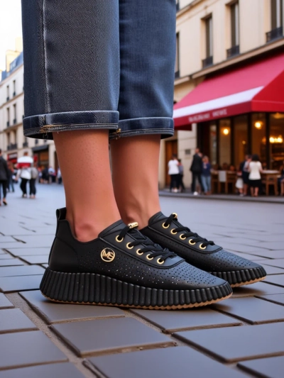 Royalfashion Dámské sportovní perforované tenisky Jovenes