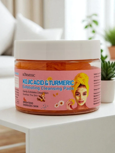 Kurkuma Kyselina Kojová - Exfoliační Polštářky Čistící a Rozjasňující