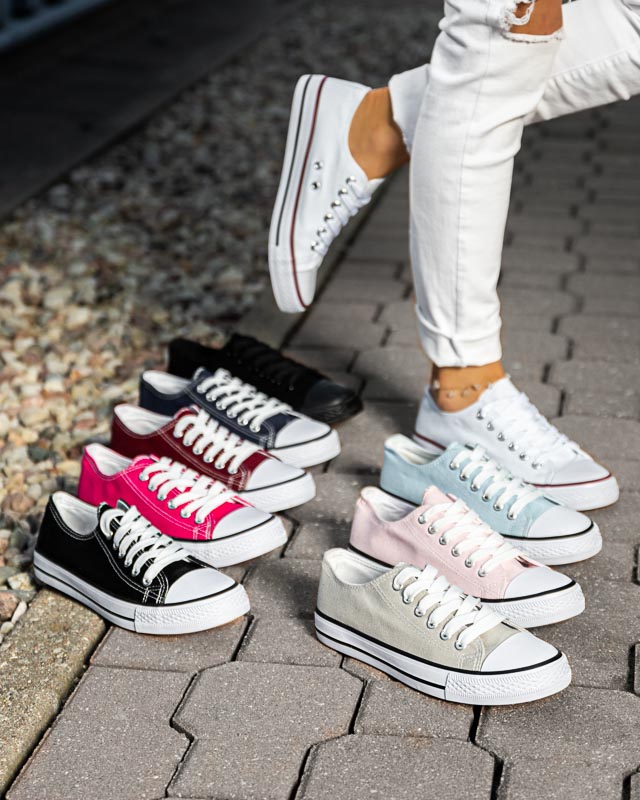 Šedé dámské tenisky Noenoes - Obuv 1