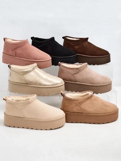 Royalfashion Dámské krátké boty a'la snow boots Ozozi