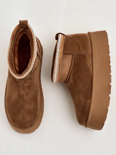 Royalfashion Dámské krátké boty a'la snow boots Xoalla