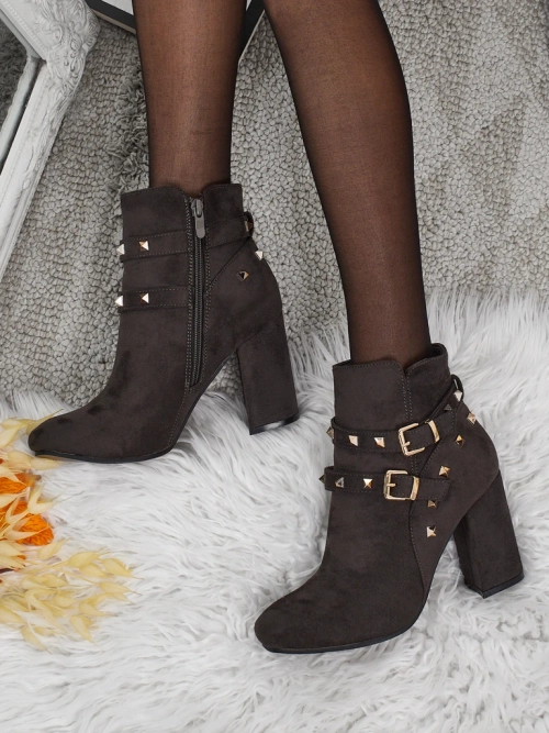 Buty Damskie Rialto z Ozdobnymi Klamrami