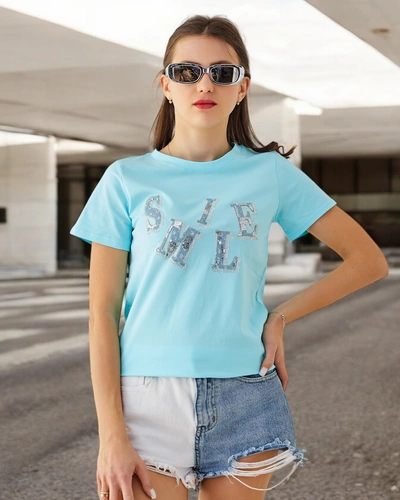 Royalfashion Dámská bavlněná blůza s nápisem