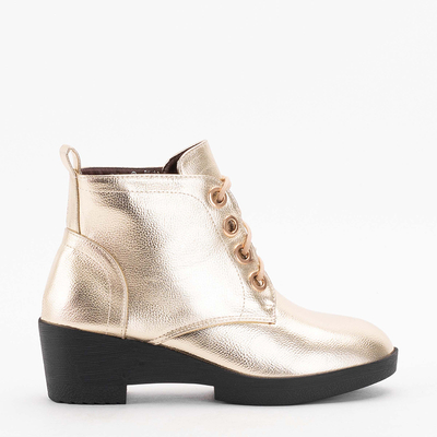 Золоті жіночі черевики Tivera