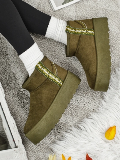 Krátké boty a'la sněhule dámské Althea