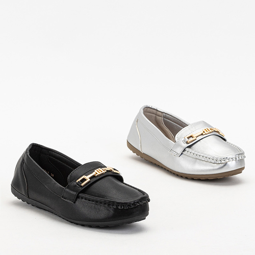 Чорні жіночі мокасини Okeri