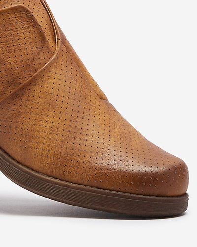 Жіночі напівчеревики з верблюжої екошкіри Ilioppa- Footwear
