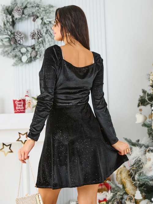 Royalfashion Жіноча сукня з стразами