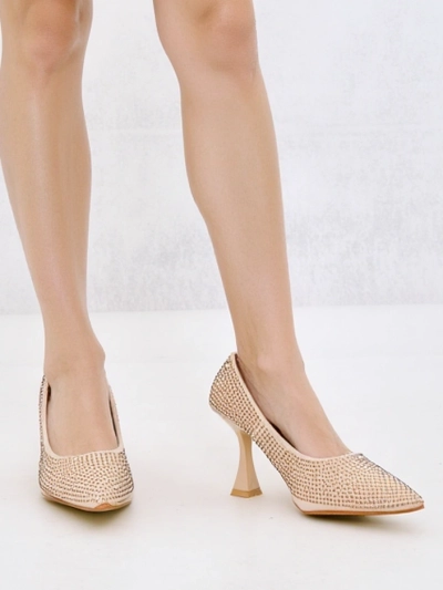 Royalfashion Dámské stiletto boty s rhinestones Gesion