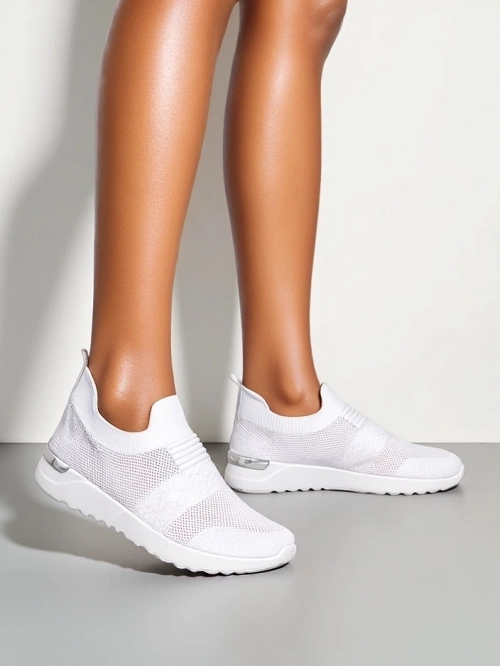 Royalfashion Жіночі спортивні черевики без шнурків з текстильної тканини Satet