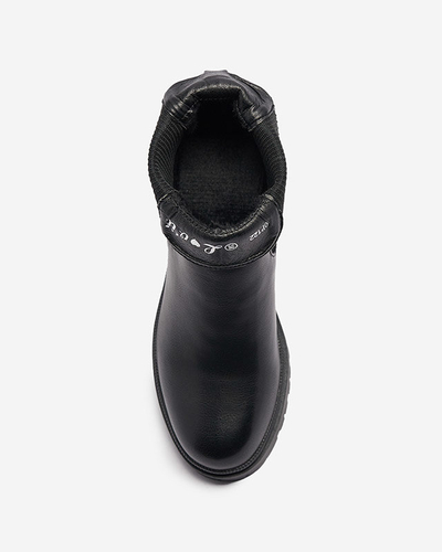 OUTLET Чорні жіночі черевики на стійці Foccillo- Footwear